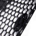Pit66 Front Bumper Hood Grilles Grill Guards For Ford Escape Kuga 2017 2018 Sport Honeycomb Mesh Grille Parrilla Glossy Black