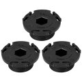 3pcs Abs Car Engine Oil Drain Plug Replacement 11137605018 For Bmw 320i
