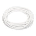Silicone Foam Seal Weather Strip 6mm 1 4 Inch 5m 15ft Sponge Rubber Cord Solid White