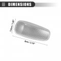 Motoforti Front Signal Side Marker Light Lens Cover For Dodge Sprinter 3500 2003-2006 Abs 5124431aa 05124431aa Clear Gray 1
