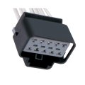 Gmc Canyon 2004 2012 Glove Box Switch Connectors 10 Male Terminal Wire Blade Pin Black Rectangular Shaped Part Number 