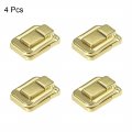 Uxcell Toggle Latch 38mm Retro Style Yellow Decorative Hasp Jewelry Suitcase Box Catch W Screws Pack Of 4