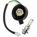 Caltric Left Or Right Headlight Socket And Led Bulb Compatible With Yamaha Yfz450le Limited 2004-2008