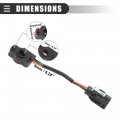 Motoforti Car Throttle Position Sensor For Ford F-150 1985-1996 Plastic E5pf9b989aa Th44t E7tz9b989d Black