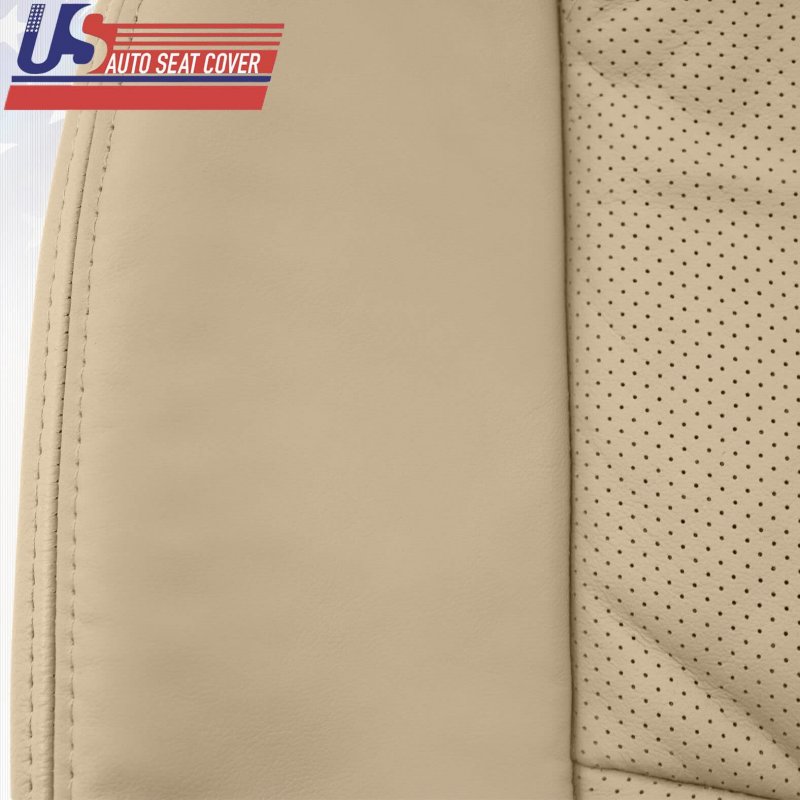Fits 2006 Lexus Gs 300 Awd Left Bottom Leather Perforated Seat Cover In Tan