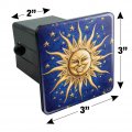 Celestial Suns Moon Shooting Stars Tow Trailer Hitch Cover Plug Insert