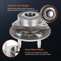 Ocpty New Wheel Hub Bearings Front Rear 5 Lugs Without Abs Compatible For Cadillac Cts Chevrolet Camaro 2010-2013 With Oe