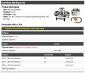 Front Wheel Bearing Hub Repair Kit 5-lug Compatible With 2006-2013 Kia Optima 2 4l 4-cylinder
