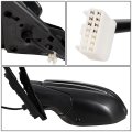 Ho1320287 Factory Style Driver Left Side Mirror Manual Folding Power Adjust Heated Glass Turn Signal Aspherical Compatible With