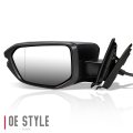 Ho1320287 Factory Style Driver Left Side Mirror Manual Folding Power Adjust Heated Glass Turn Signal Aspherical Compatible With