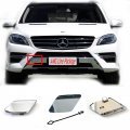 Front Tow Cover Fit 12-14 Mercedes Benz Ml Gle X166 For 250 300 320 350 400 500 550 2012 2013 2014 Bumper Towing Hook Eye Cap