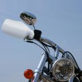 Uxcell Pair White Plastic Motorcycle Handlebar Brush Bar Guard Handguard Hand Protector Replacement For Yamaha