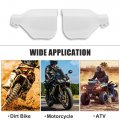 Uxcell Pair White Plastic Motorcycle Handlebar Brush Bar Guard Handguard Hand Protector Replacement For Yamaha