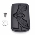 Httmt Httmt- Eagle Black Brake Pedal Large Pad Compatible With H-d Touring Softail Road King