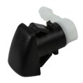 Windshield Washer Nozzle For Chevy Colorado 2015 To 2022 Black Plastic With Clip Attachment Standard Style Replacement Part
