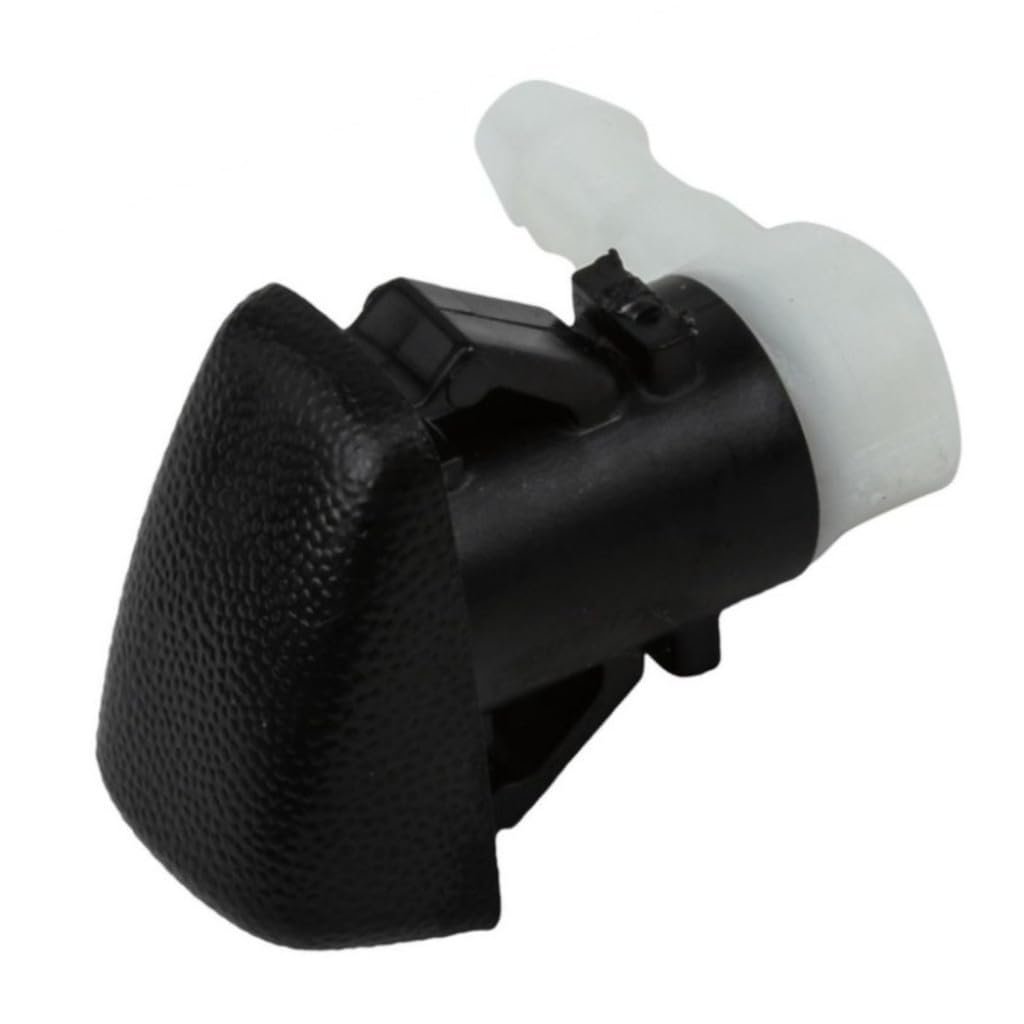 Windshield Washer Nozzle For Chevy Colorado 2015 To 2022 Black Plastic With Clip Attachment Standard Style Replacement Part