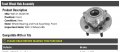 Front Wheel Hub And Bearing Assembly Compatible With 2005-2010 Dodge Dakota 2-wheel Abs
