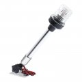 12 In Boat Navigation Lights White Led Fold Down Stern And Anchor 360 Degrees Illumination 3 Nautical Mile For Pontoon Fishing 