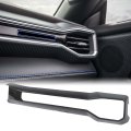 Carbon Fiber Dashboard Air Outlet Panel Trim Fit For S650 Lhd 2024 Gloss Finish Ac Vent Decoration Cover