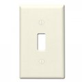 Leviton 013-82001-000 1-gang Toggle Wallplate Almond 