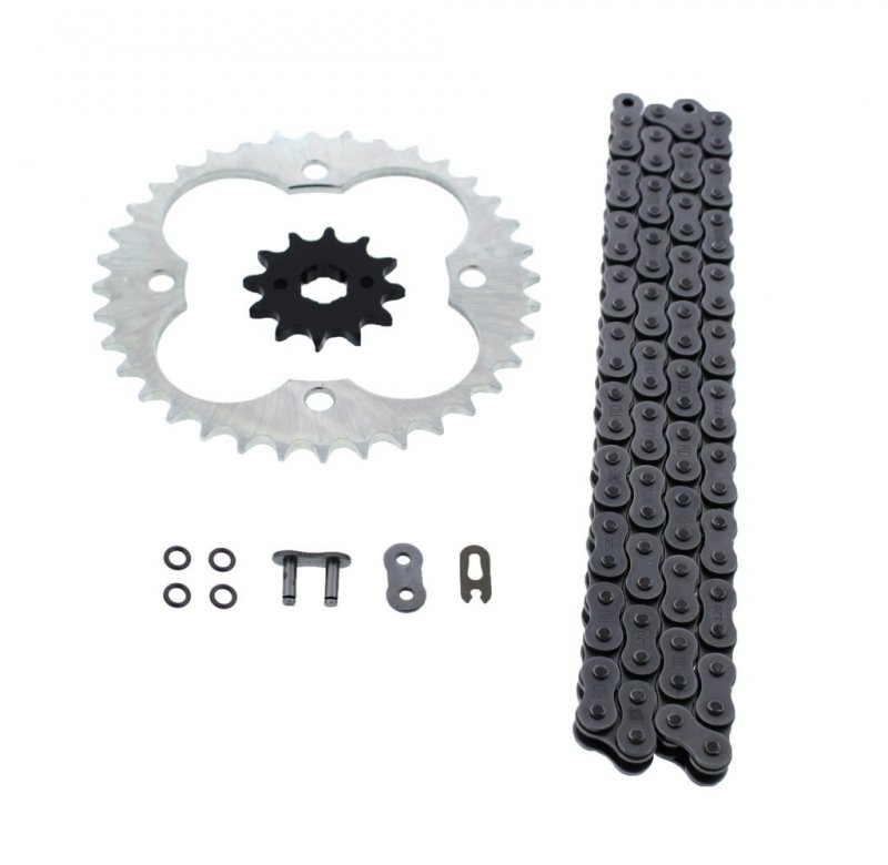 Fits Honda Trx250r 250r 520-92 O Ring Chain Sprocket Silver 12 36