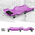 Auto Dynasty 40 Inches Mechanic Creeper Automotive Garage Repair Low Profile Under Car Rolling With Padded Headrest Plastic