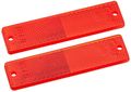 Grote 40132-5 Red Mini Stick-on Screw-mount Rectangular Reflectors Pair Pack 