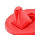 I Paint Can Lid Bucket Foldable With Ventilation Hole Red Pouring Spout For Container Long Service Life Easy To Install