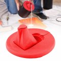 I Paint Can Lid Bucket Foldable With Ventilation Hole Red Pouring Spout For Container Long Service Life Easy To Install