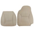 Secos Driver Bottom Top Lean Back Replacement Leather Seat Covers Tan For Dodge Ram 1500 2500 3500 1998 1999 2000 2001 2002 