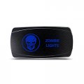 Ch4x4 Rocker Switch Zombie Lights Symbol A Horizontal Blue Led