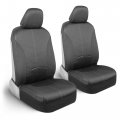 Spillguard Waterproof Neoprene Front Seat Covers For Cars Trucks Suvs And Vans Gray Stitching Airbag Compatible Universal Fit 