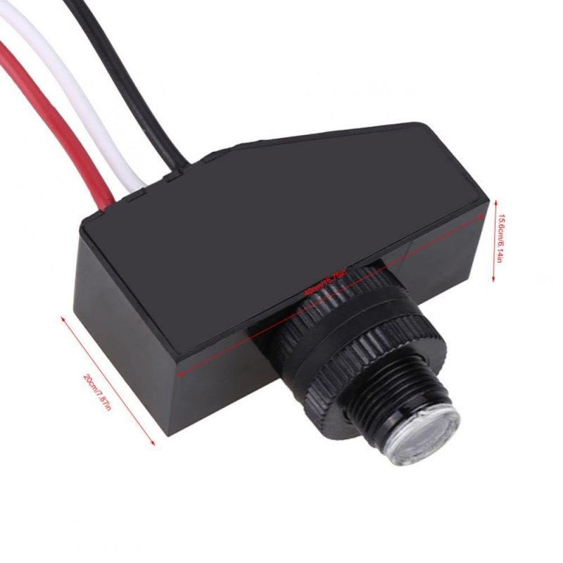 Dusk To Dawn Photocell Light Control Sensor Outdoor Automatic Crepuscular For Led Lighting 12v 24v 36v 48v Ip66 Waterproof Pack