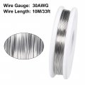 Uxcell 0 25mm 30awg Heating Resistor Wire Wrapping Nichrome Resistance Wires For Elements 33ft