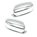 Sizver Chrome Door Mirror Covers For Dodge Charger Top Half 