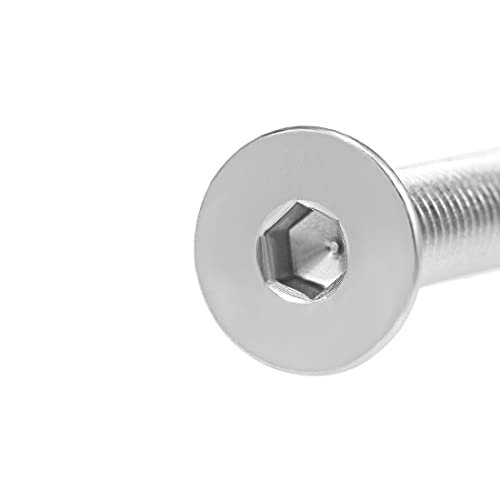M8x16mm Flat Head Machine Screws Inner Hex Screw 304 Stainless Steel Fasteners Bolts 10pcs