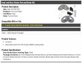 Front And Rear Ceramic Brake Pads Rotor Kit Compatible With 2002-2003 Mazda Protege5