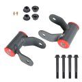 2 Inch Rear Drop Lowering Steel Shackles Kit Replacement For R-a-m 1500 2002-2008 4x2 4x4