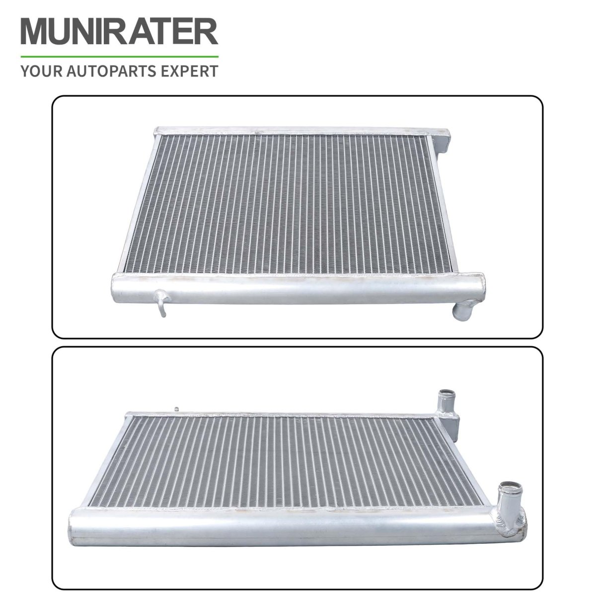 Aluminum Radiator Replacement For Rzr Xp 900 2011 2014 Part Number Chrome Finish Multi Channel Flat Tube Design