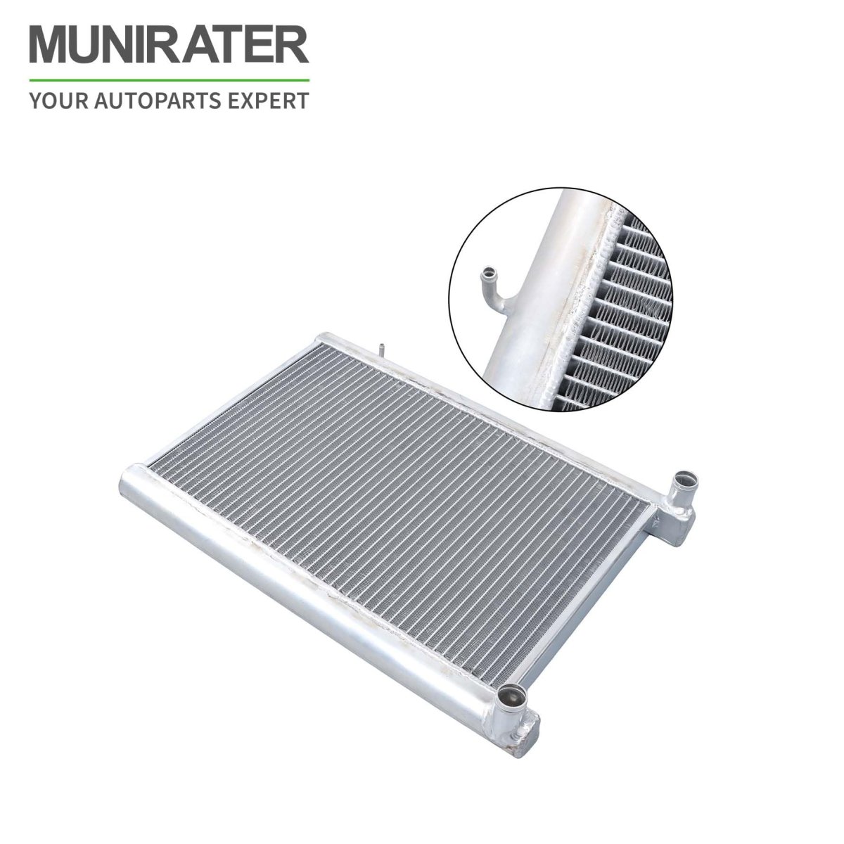 Aluminum Radiator Replacement For Rzr Xp 900 2011 2014 Part Number Chrome Finish Multi Channel Flat Tube Design