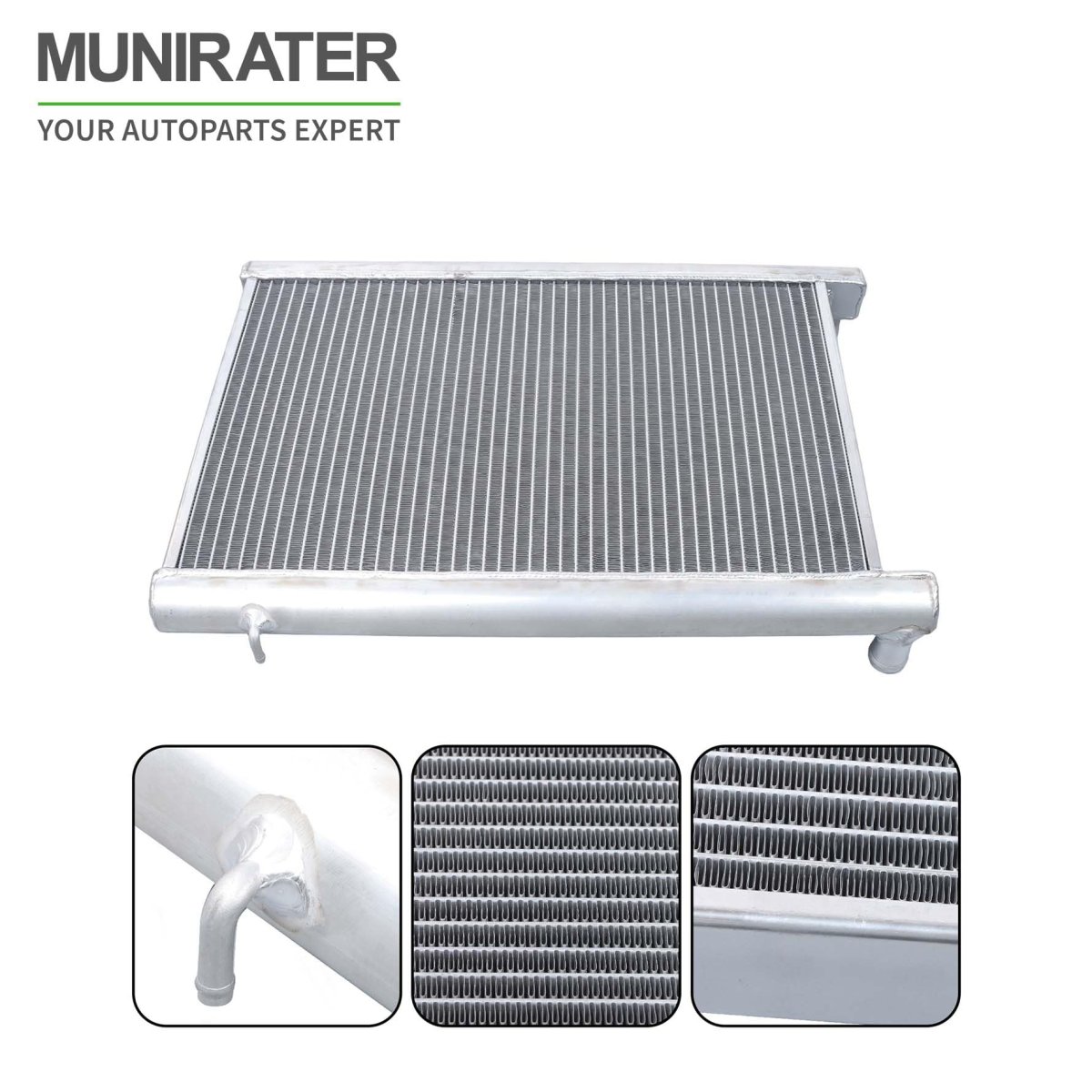 Aluminum Radiator Replacement For Rzr Xp 900 2011 2014 Part Number Chrome Finish Multi Channel Flat Tube Design