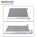Aluminum Radiator Replacement For Rzr Xp 900 2011 2014 Part Number Chrome Finish Multi Channel Flat Tube Design