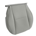 Passenger Side Bottom Perforated Microfiber Leather Seat Cover Gray For Subaru Forester 2014 2015 2016 Front Replacement Custom 