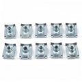 Callaron 30 Pcs Motorcycle Fairing Clips Spire U Dashboard Panel Functional Bumper Fasteners Nuts Fastener Self Tapping