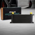 G-plus 16 Row An10 10an Universal Aluminum Engine Transmission Racing Oil Cooler Black