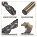 Uxcell 12pcs Jobber Drill Bits 3 2mm Black Nitride Gold Titanium Coated 4341 High Speed Steel Hss 135 Degree Split Point Twist