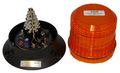 B45l4p Amber 12-100v Dc Led Emergency Warning Light Forklift Medium Beacon 