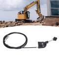 Heavy Duty Throttle Cable Universal Replacement Excavator Motor Control Manual Equipment Parts Accessories 3 5meter For