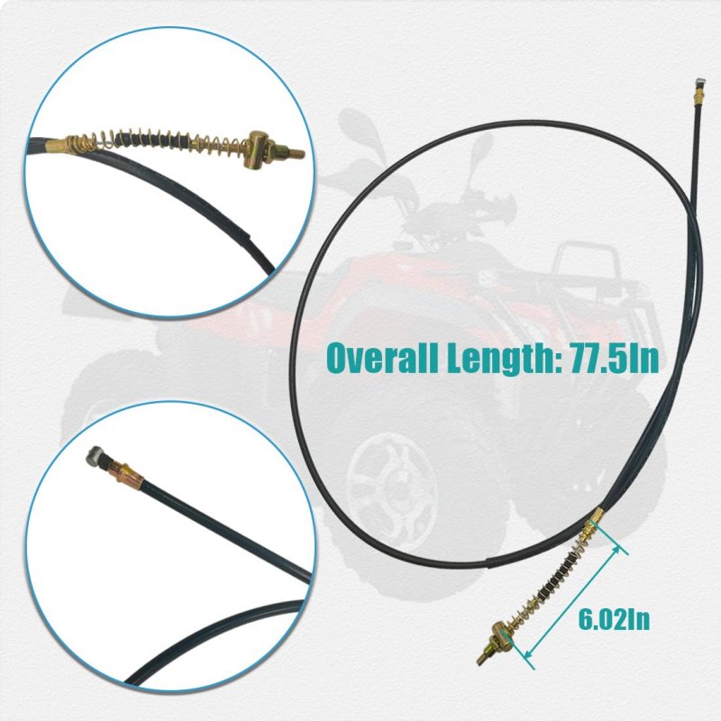 77 5 In Rear Brake Cable For Gy6 50cc 150cc Scooter Moped Roketa Taotao Sunl Buyang Coolsport Kazuma Redcat Eagle Jcl Yamoto