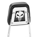 Yana Shiki Ss17s Chrome Skull Design Sissy Bar Backrest For Kawasaki Vulcan Vn1500 Classic 